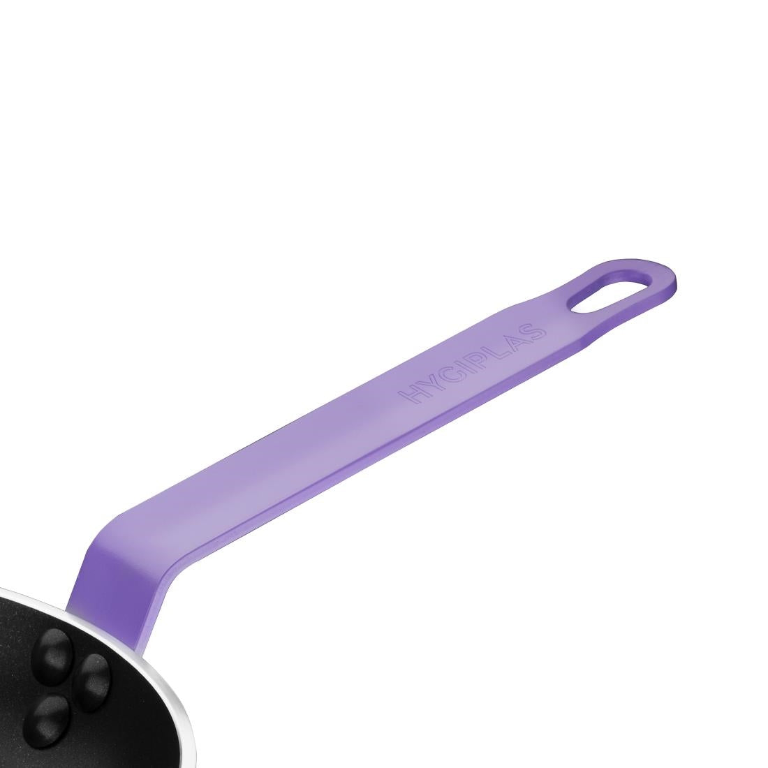 Hygiplas Aluminium Non-Stick Teflon Platinum Plus Frying Pan with Purple Handle 28cm - FB478 Hygiplas