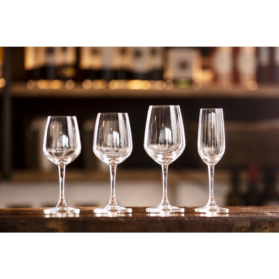 Olympia Mendoza Flute Glasses 185ml (Pack of 6) - FB484 Champagne Glasses Olympia
