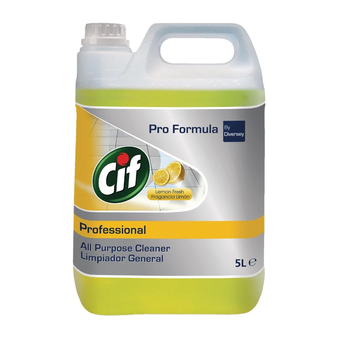 Cif Pro Formula Lemon All-Purpose Cleaner Concentrate 5Ltr - CX863 Pro-Formula