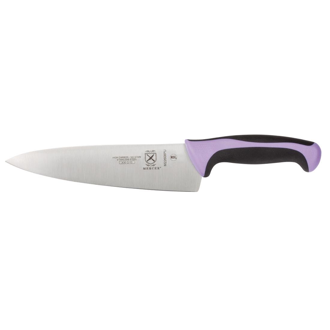 Mercer Millennia Culinary Allergen Safety Chefs Knife 20.3cm - FB501 Mercer Culinary