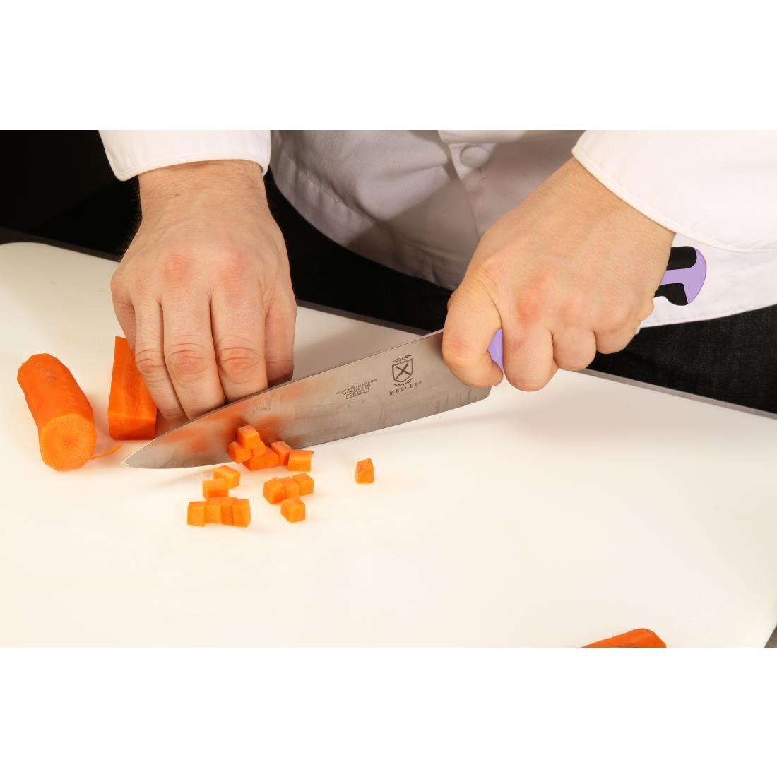 Mercer Millennia Culinary Allergen Safety Chefs Knife 20.3cm - FB501 Mercer Culinary