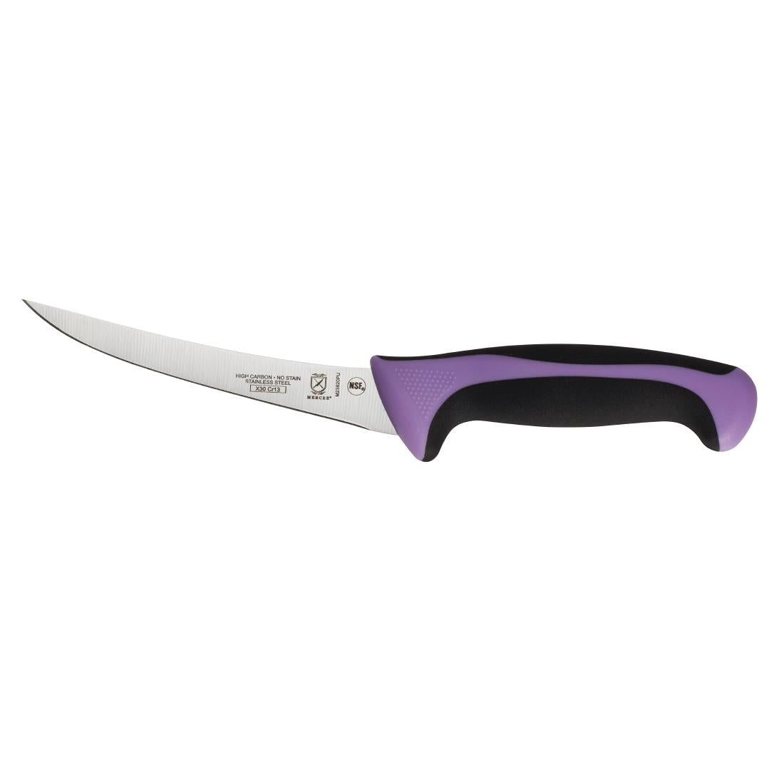 Mercer Millennia Culinary Allergen Safety Curved Boning Knife 15.2cm - FB506 Mercer Culinary