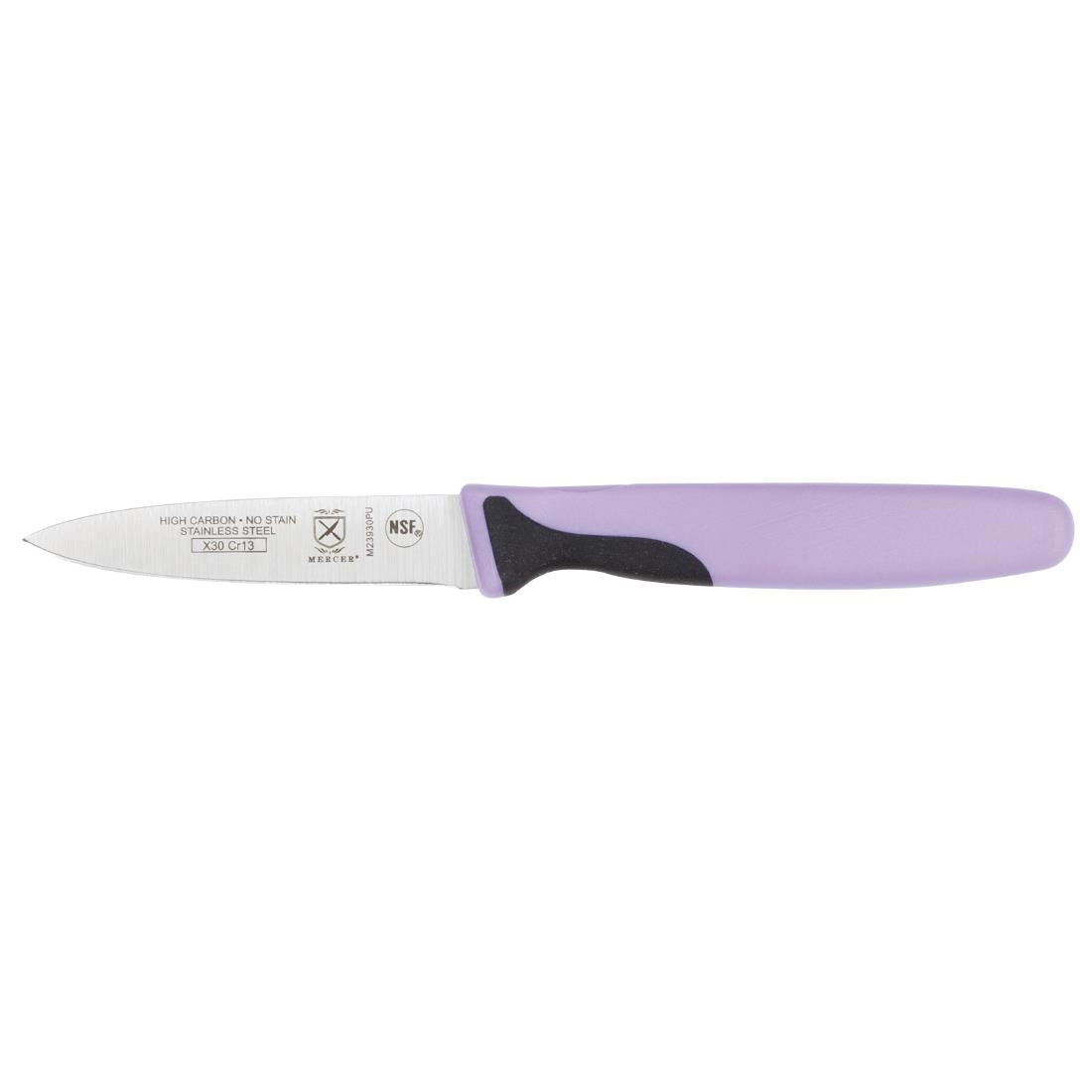 Mercer Millennia Culinary Allergen Safety Slim Paring Knife 7.6cm - FB507 Mercer Culinary