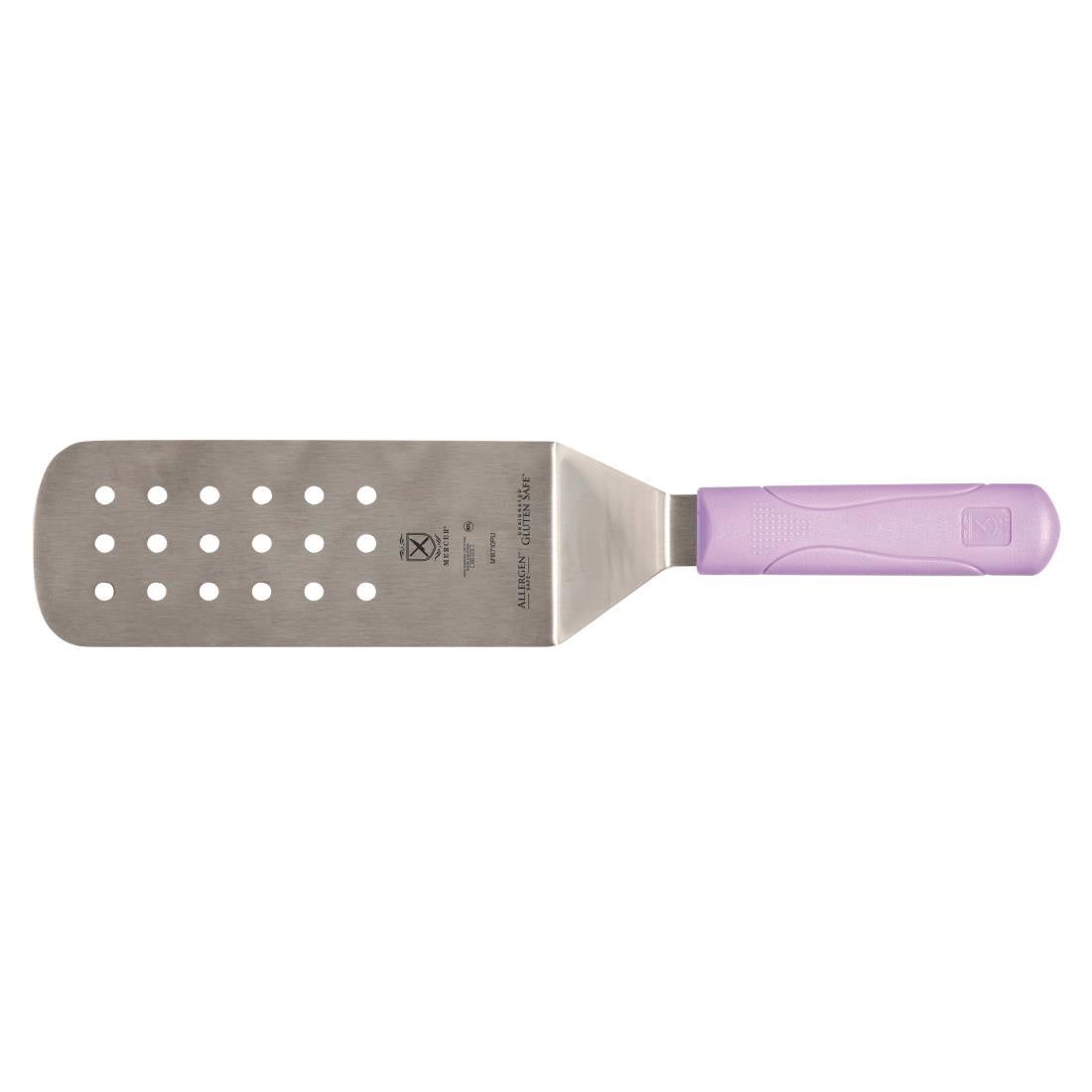 Mercer Millennia Culinary Allergen Safety Perforated Spatula 20cm - FB511 Mercer Culinary