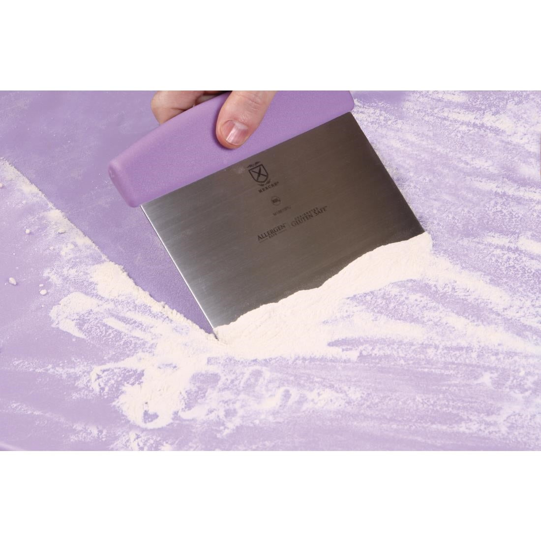 Mercer Millennia Culinary Allergen Safety Dough Scraper - FB516 Mercer Culinary