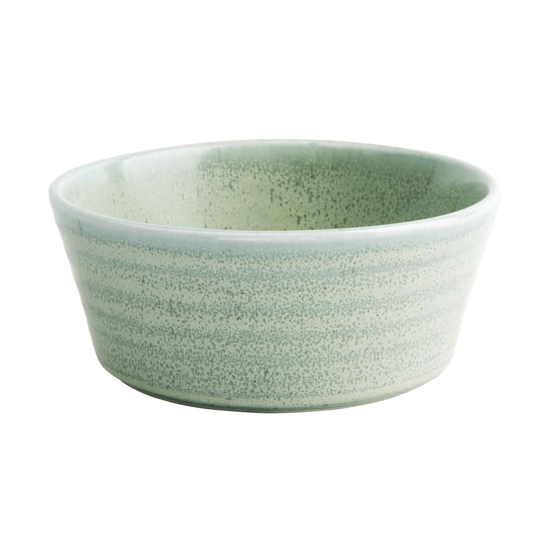 Olympia Cavolo Flat Round Bowls Spring Green 143mm (Pack of 6) - FB560 Bowls Olympia