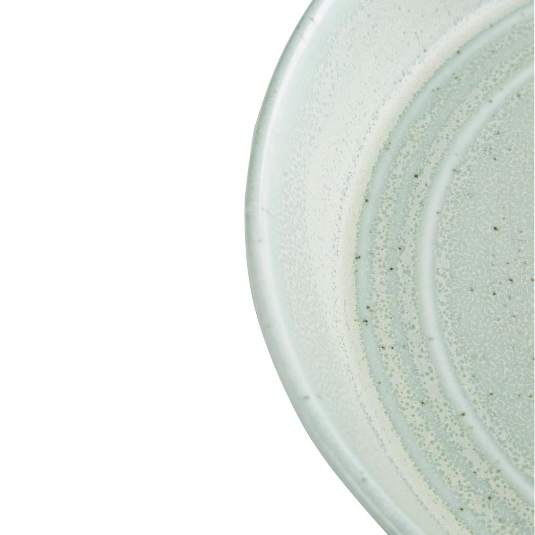 Olympia Cavolo Flat Round Bowls Spring Green 220mm (Pack of 4) - FB561 Bowls Olympia