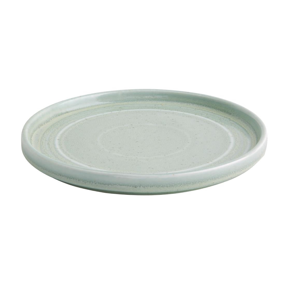 Olympia Cavolo Flat Round Plates Spring Green 180mm (Pack of 6) - FB562 Plates Olympia