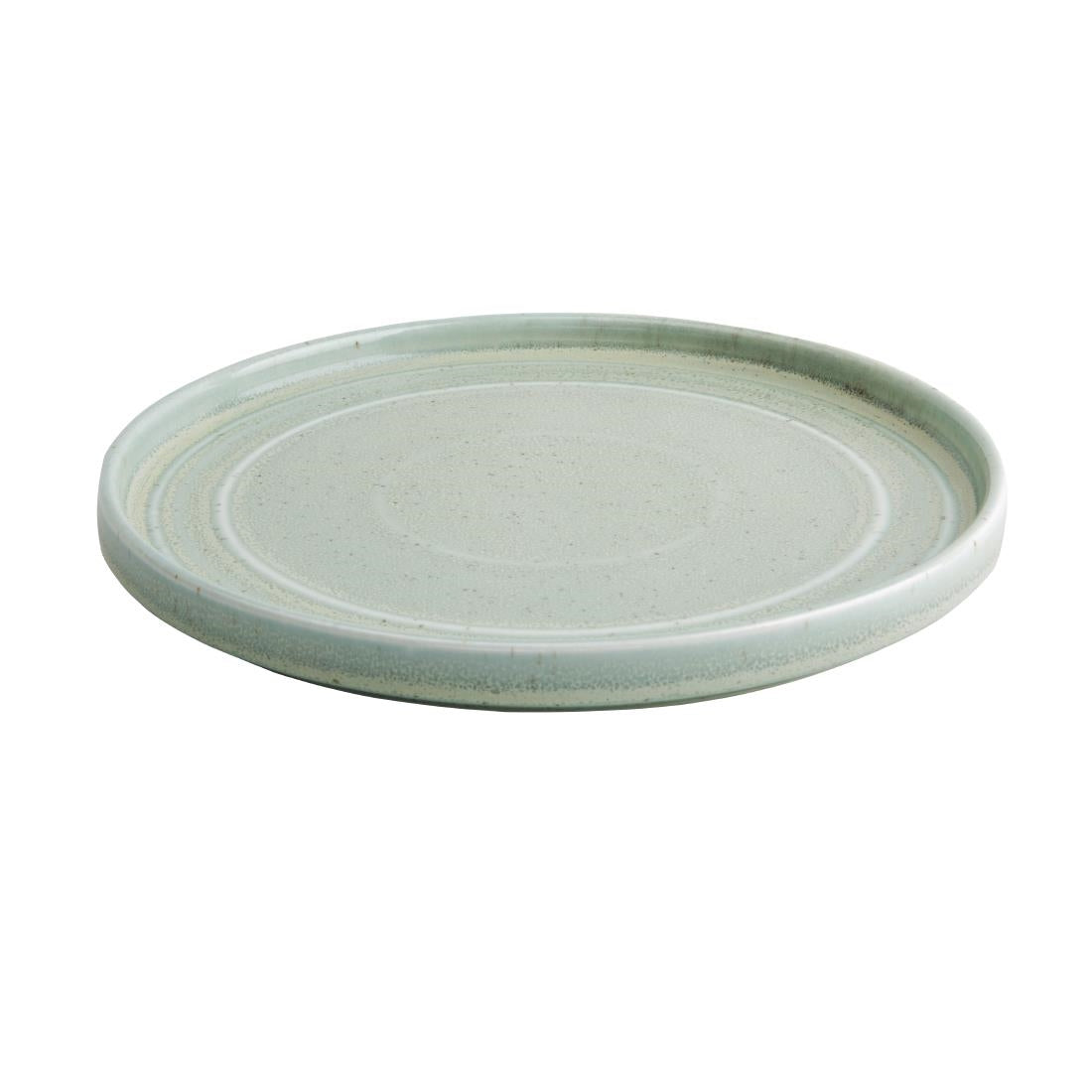 Olympia Cavolo Flat Round Plates Spring Green 220mm (Pack of 6) - FB563 Plates Olympia