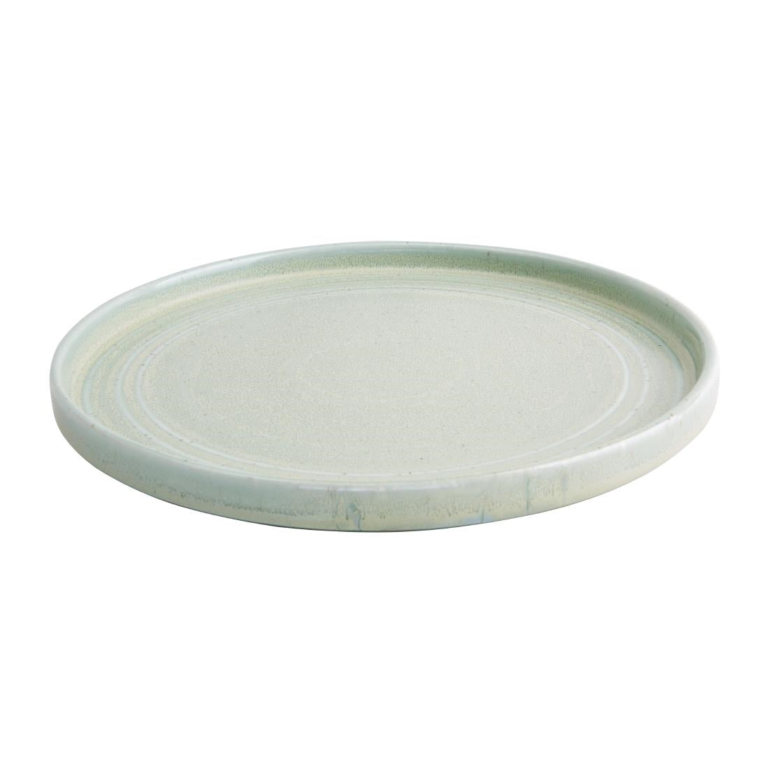Olympia Cavolo Flat Round Plates Spring Green 270mm (Pack of 4) - FB564 Plates Olympia