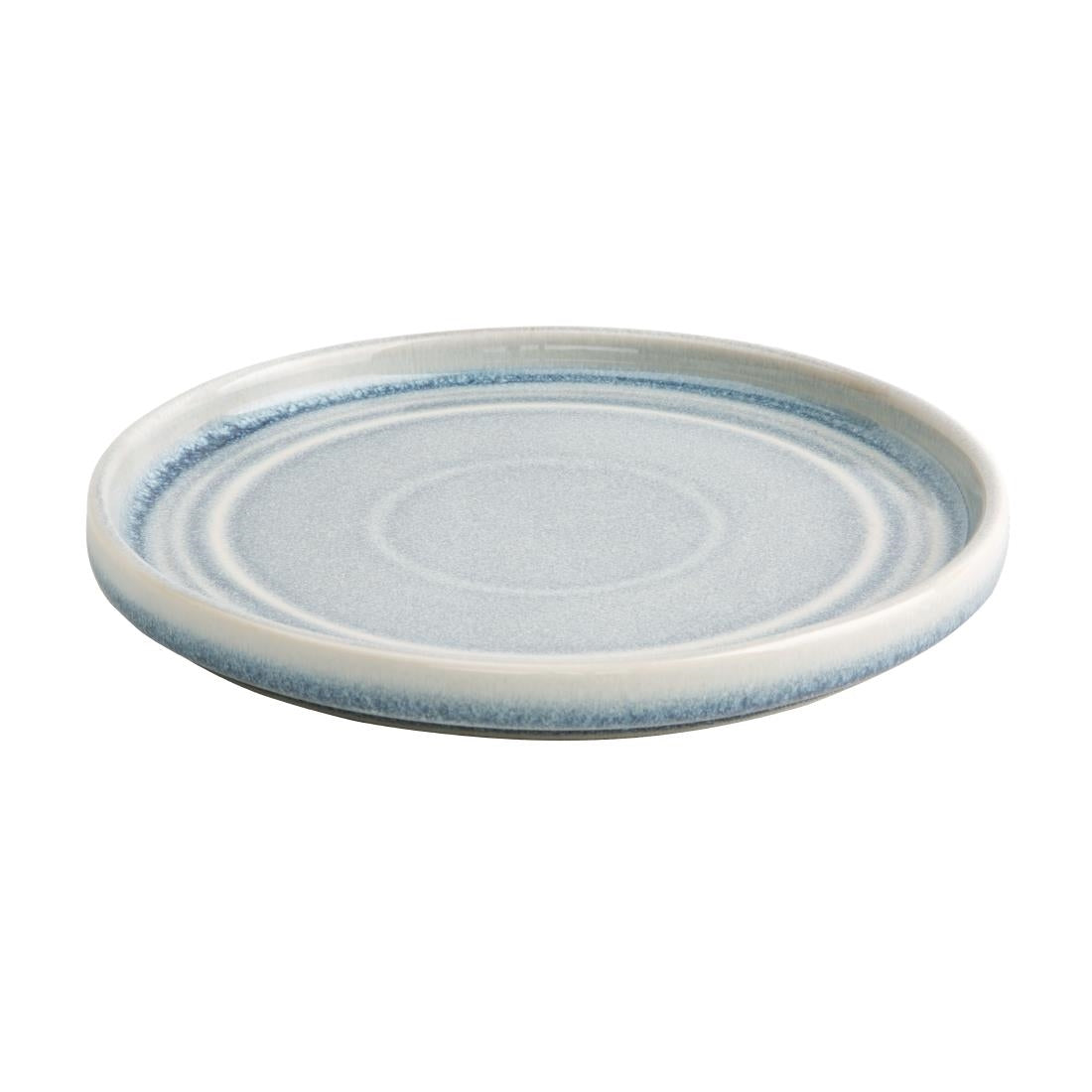 Olympia Cavolo Flat Round Plates Ice Blue 180mm (Pack of 6) - FB567 Plates Olympia