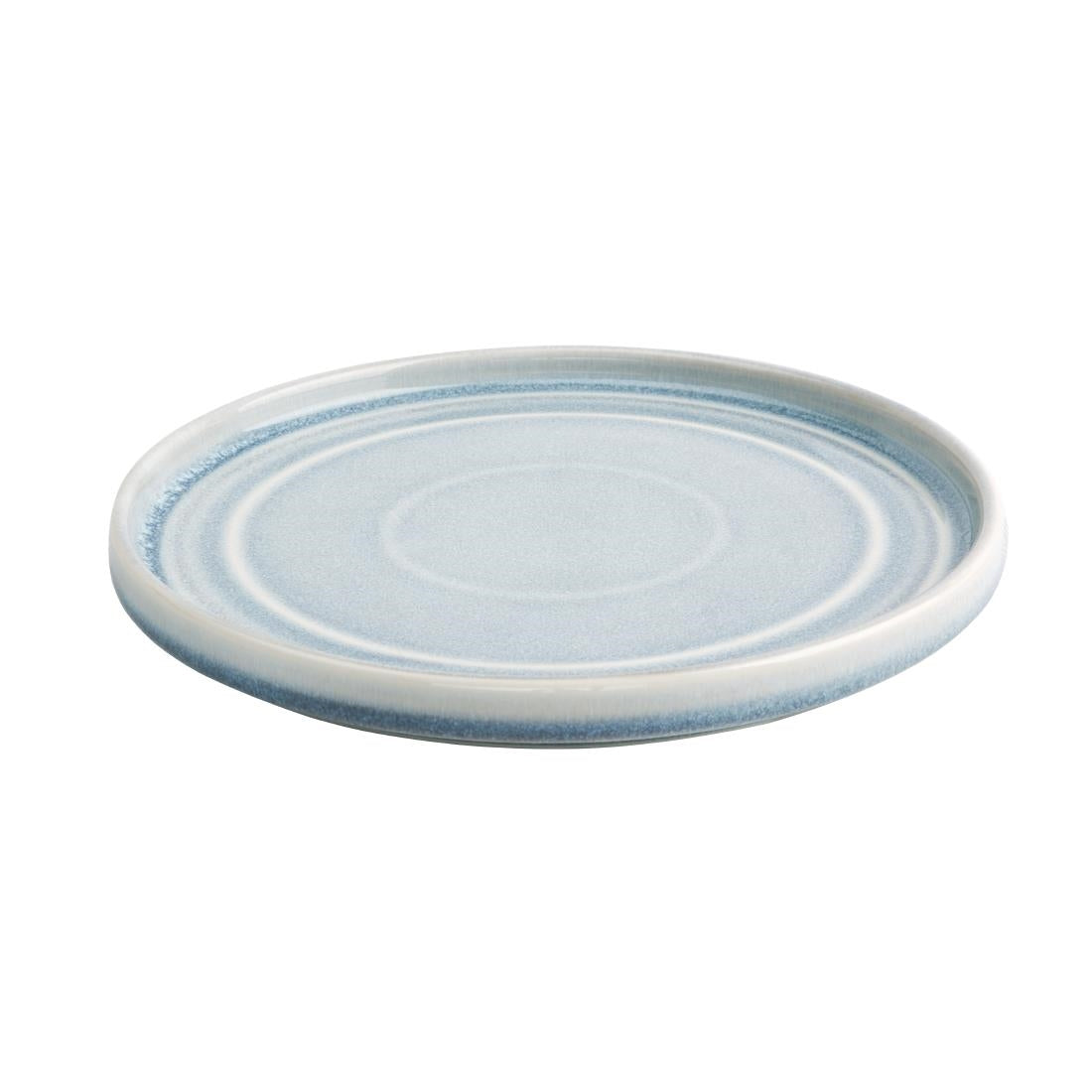 Olympia Cavolo Flat Round Plates Ice Blue 220mm (Pack of 6) - FB568 Plates Olympia