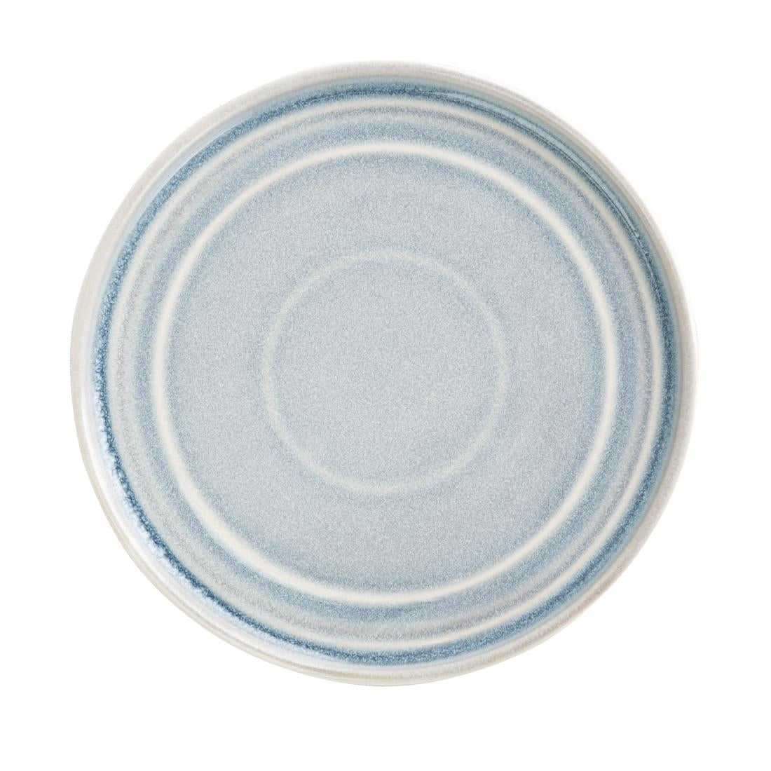 Olympia Cavolo Flat Round Plates Ice Blue 220mm (Pack of 6) - FB568 Plates Olympia