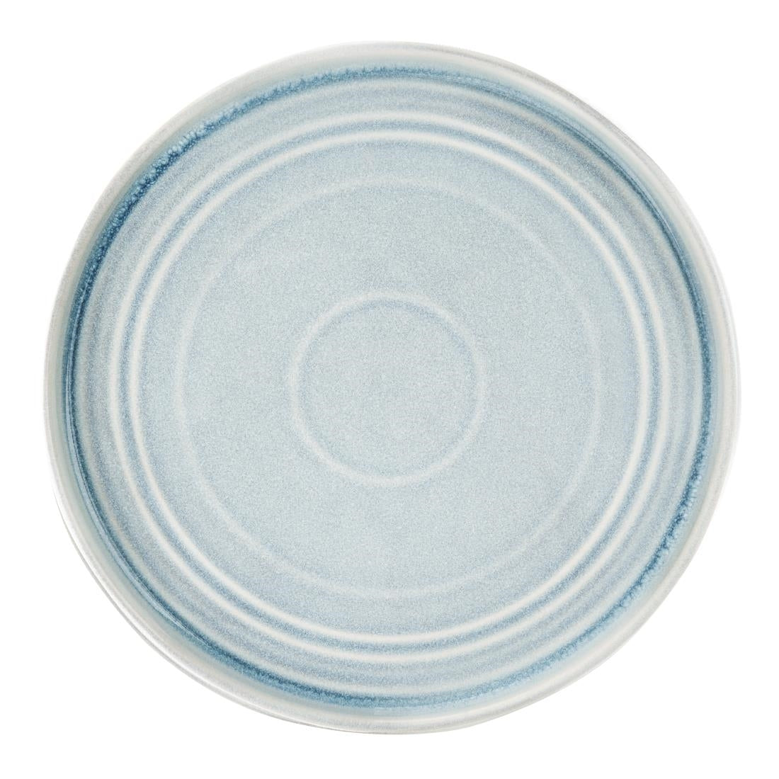 Olympia Cavolo Flat Round Plates Ice Blue 270mm (Pack of 4) - FB569 Plates Olympia