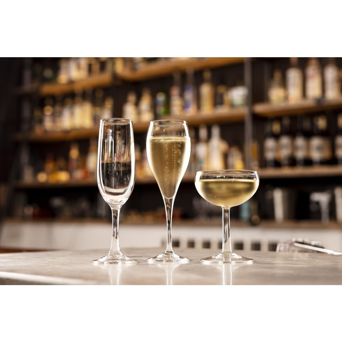 Olympia Cocktail Champagne Coupes 170ml (Pack of 12) - FB437 Champagne Glasses Olympia
