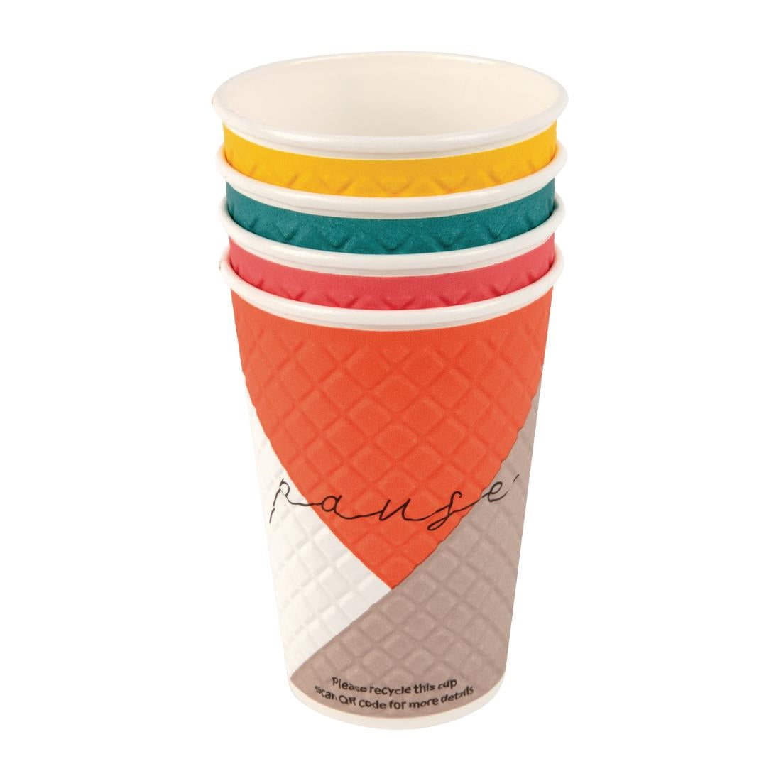 Huhtamaki Pause Disposable Coffee Cups Double Wall 455ml (Pack of 620) - FB589 Huhtamaki