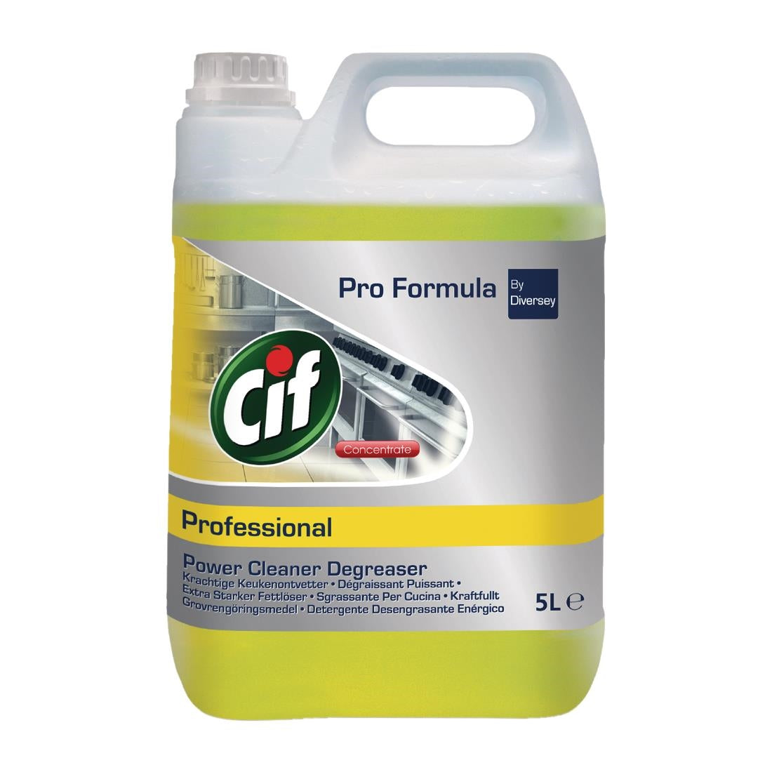 Cif Pro Formula Power Kitchen Degreaser Concentrate 5Ltr - CX857 Pro-Formula