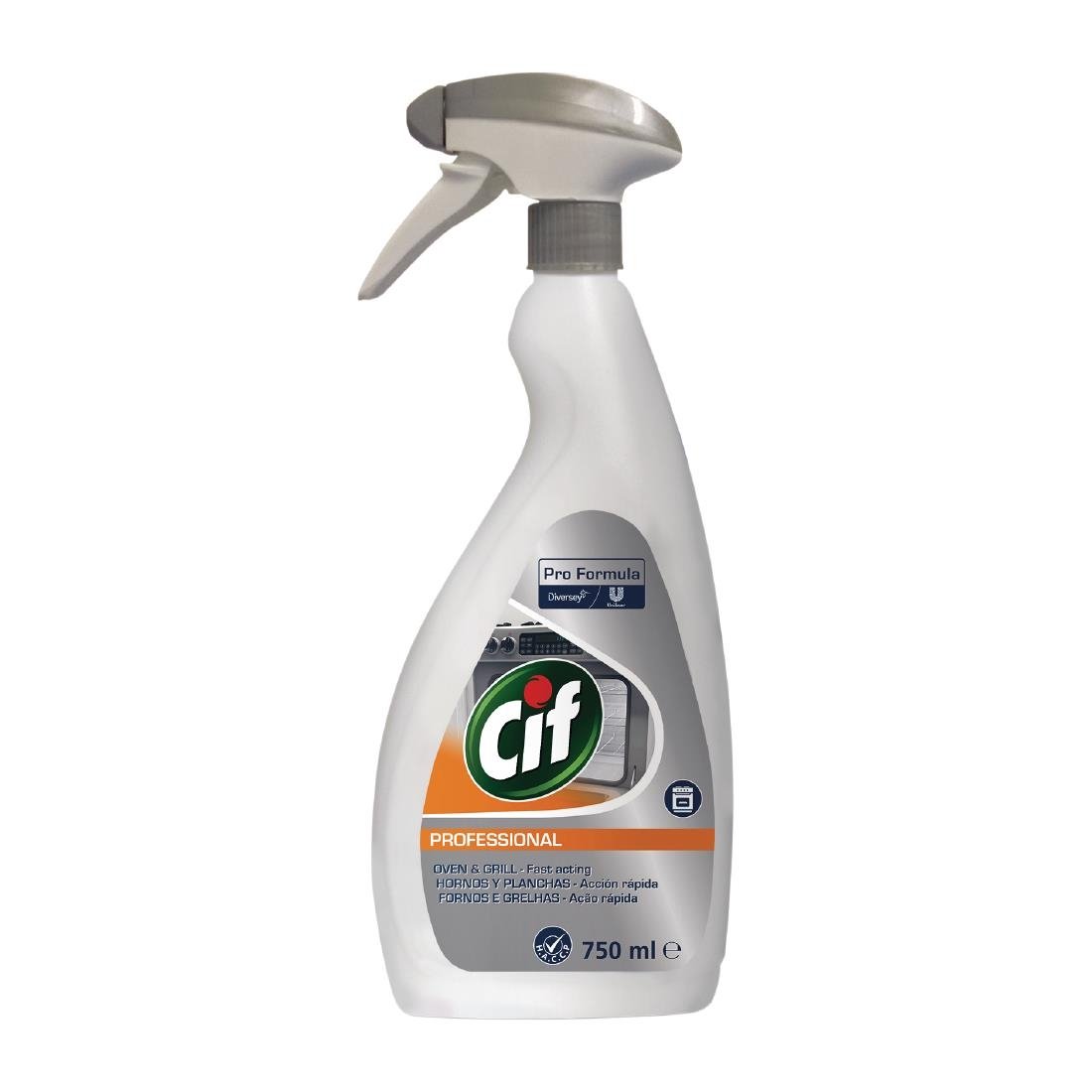 Cif Pro Formula Grill and Oven Cleaner Ready To Use 750ml - CX858 Pro-Formula