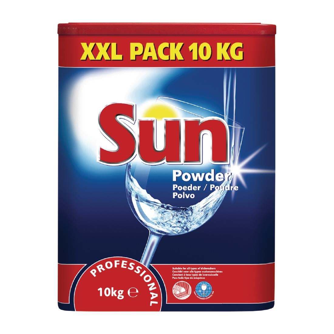 Sun Professional Dishwasher Detergent Powder 10kg - FB603 Pro-Formula