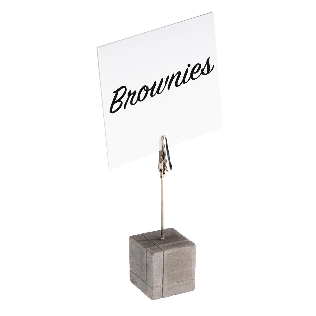 APS Concrete Effect Table Stand Square With Peg (Pack of 4) - FB616 APS