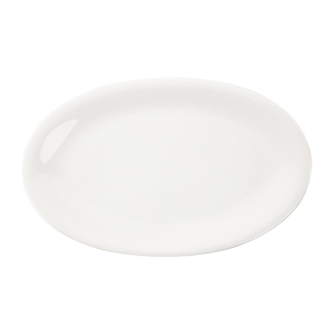 Royal Bone Ascot Oval Plate 180 x 280mm (Pack of 6) - FB638 Plates Royal Bone China
