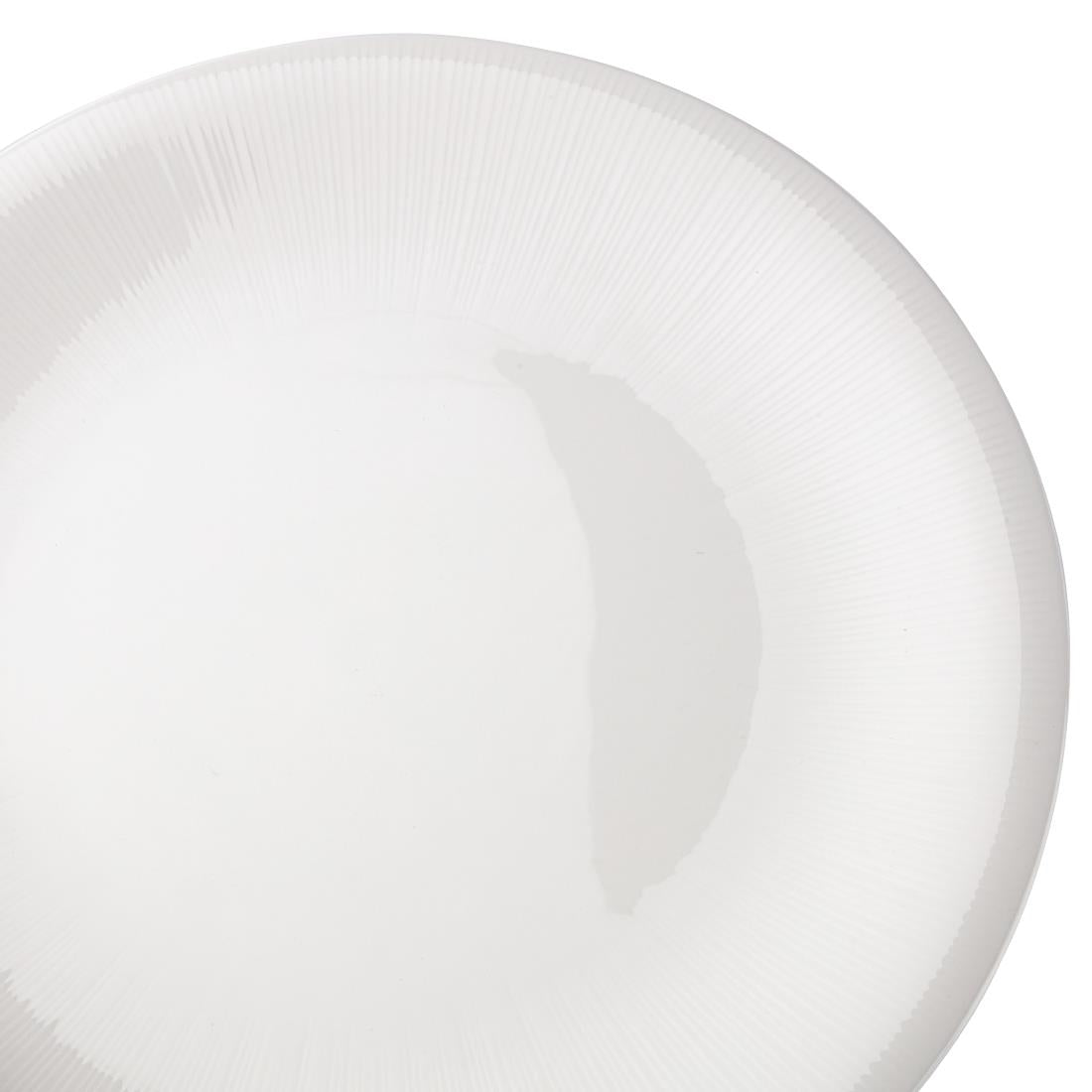 Royal Bone Ascot Embossed Coupe Plate 265mm (Pack of 6) - FB642 Plates Royal Bone China