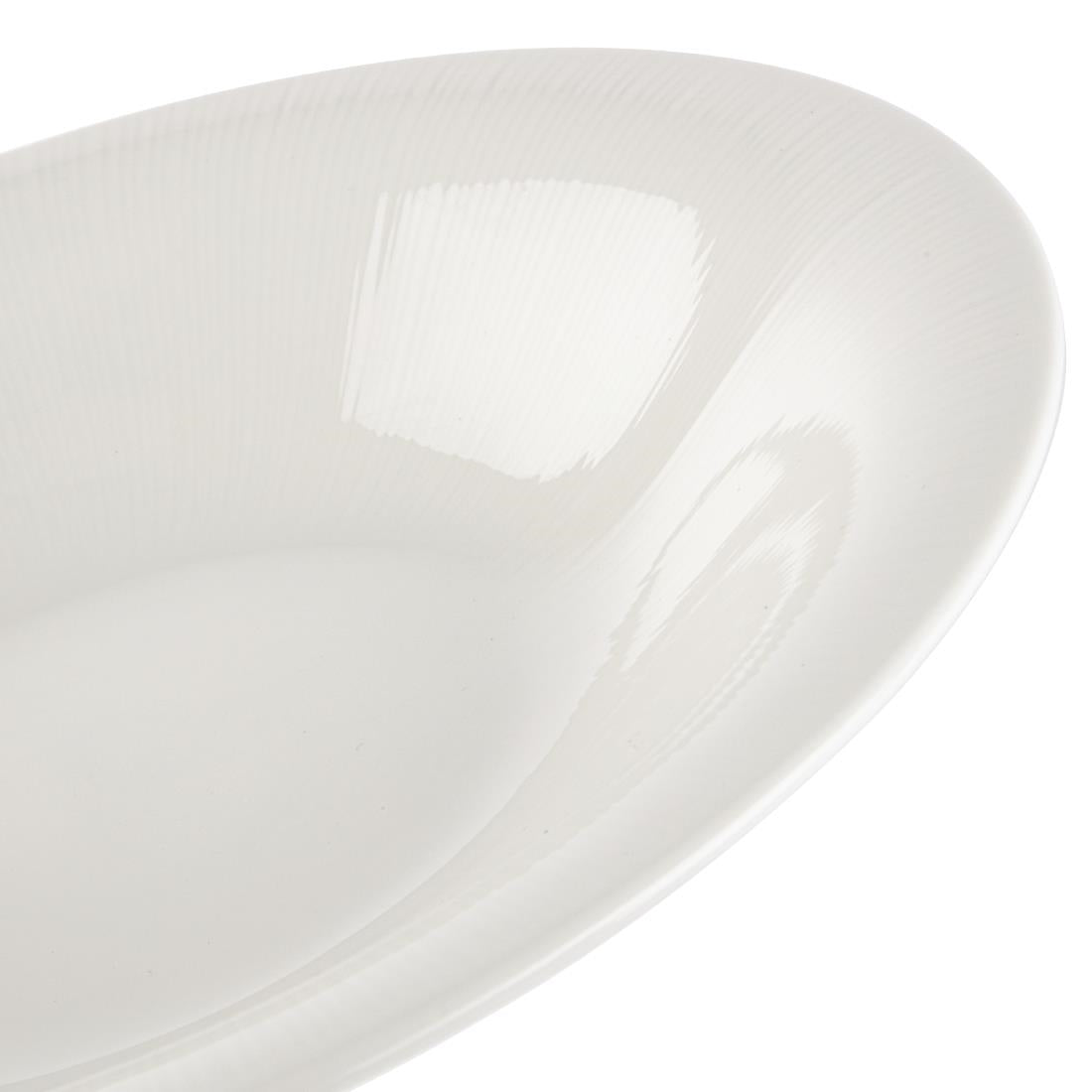 Royal Bone Ascot Embossed Wide Rim Bowl 300mm (Pack of 6) - FB647 Bowls Royal Bone China