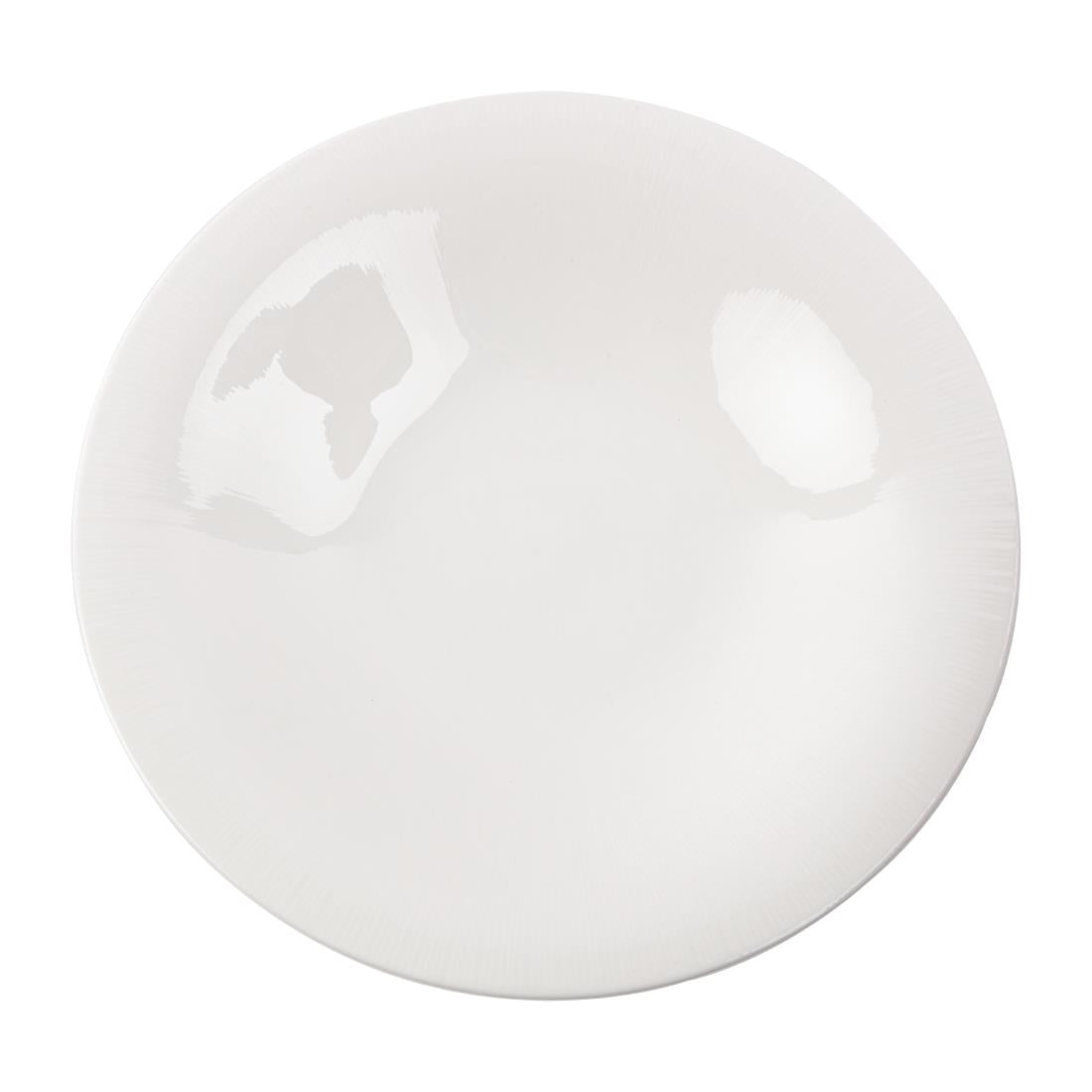 Royal Bone Ascot Embossed Wide Rim Bowl 300mm (Pack of 6) - FB647 Bowls Royal Bone China