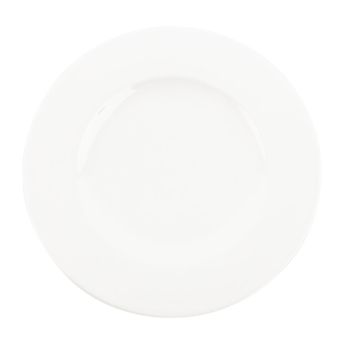 Royal Bone Ascot Wide Rim Flat Profile Plate 175mm (Pack of 12) - FB650 Plates Royal Bone China
