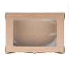 Fiesta Compostable Salad Boxes with PLA Windows 1200ml (Pack of 200) - FB677  Fiesta