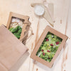 Fiesta Compostable Salad Boxes with PLA Windows 1200ml (Pack of 200) - FB677  Fiesta