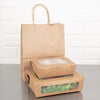 Fiesta Compostable Salad Boxes with PLA Windows 1600ml (Pack of 200) - FB678  Fiesta