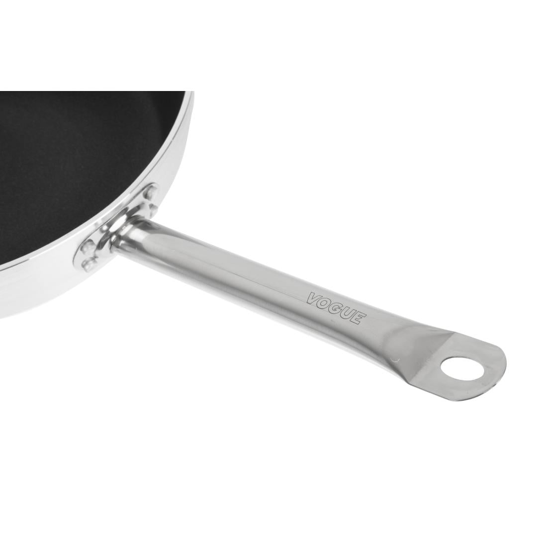 Vogue Aluminium Non-Stick Teflon Platinum Plus Sauté Pan 32cm - FB696 Vogue