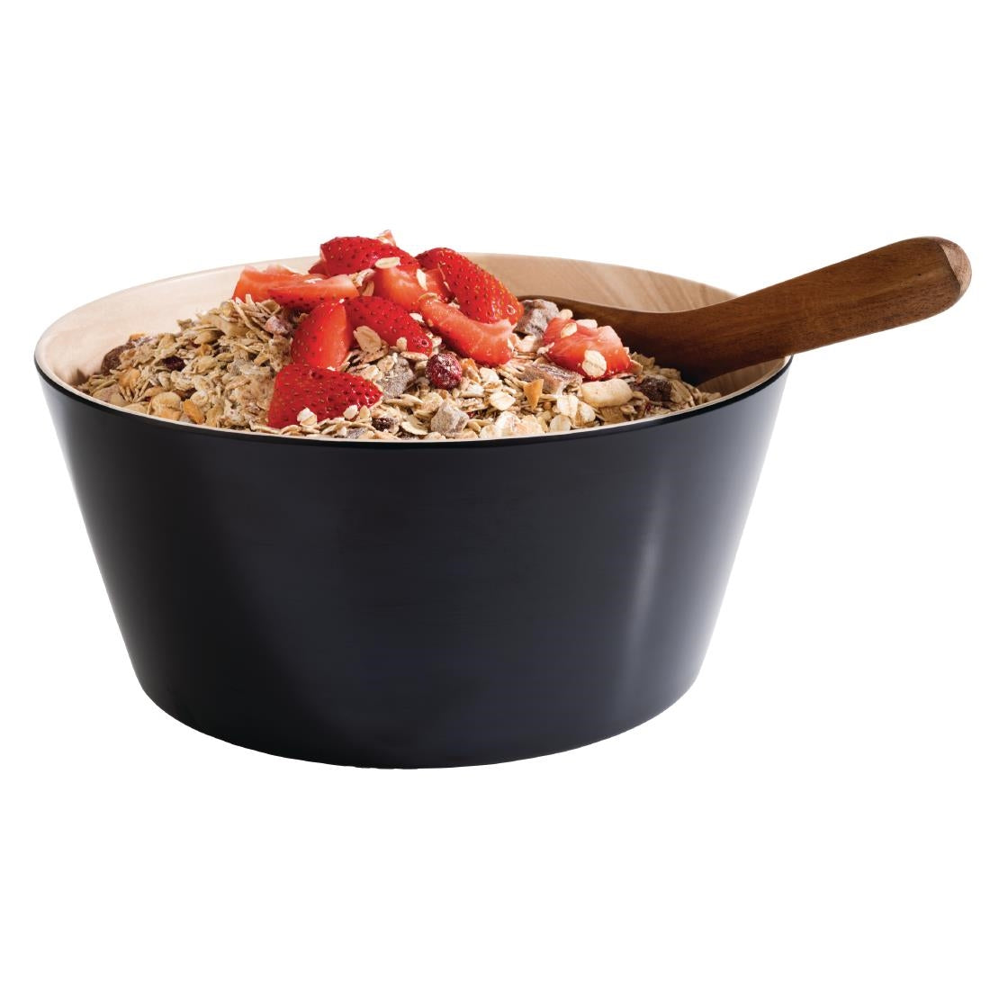 APS Frida Bowl Wood & Black 125(Ø)mm 250ml - FB821 APS