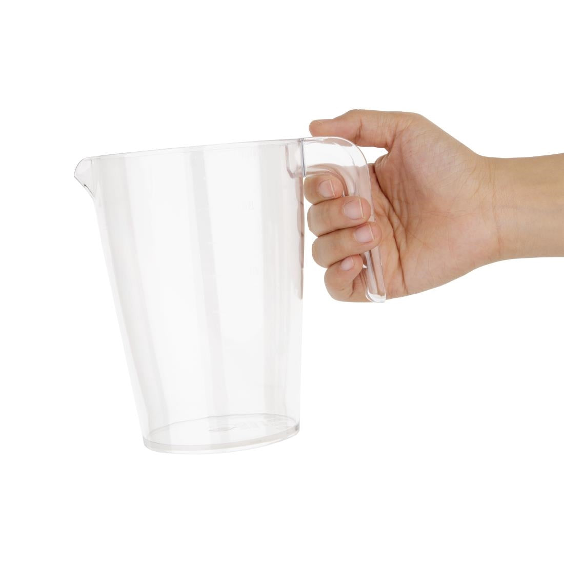 Olympia Kristallon Polycarbonate Stacking Jug 1ltr - FB890 Jugs, Pitchers, Decanters & Carafes Olympia