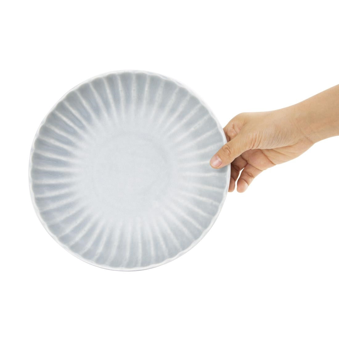 Olympia Corallite Coupe Bowls Concrete Grey 220mm (Pack of 6) - FB957 Bowls Olympia