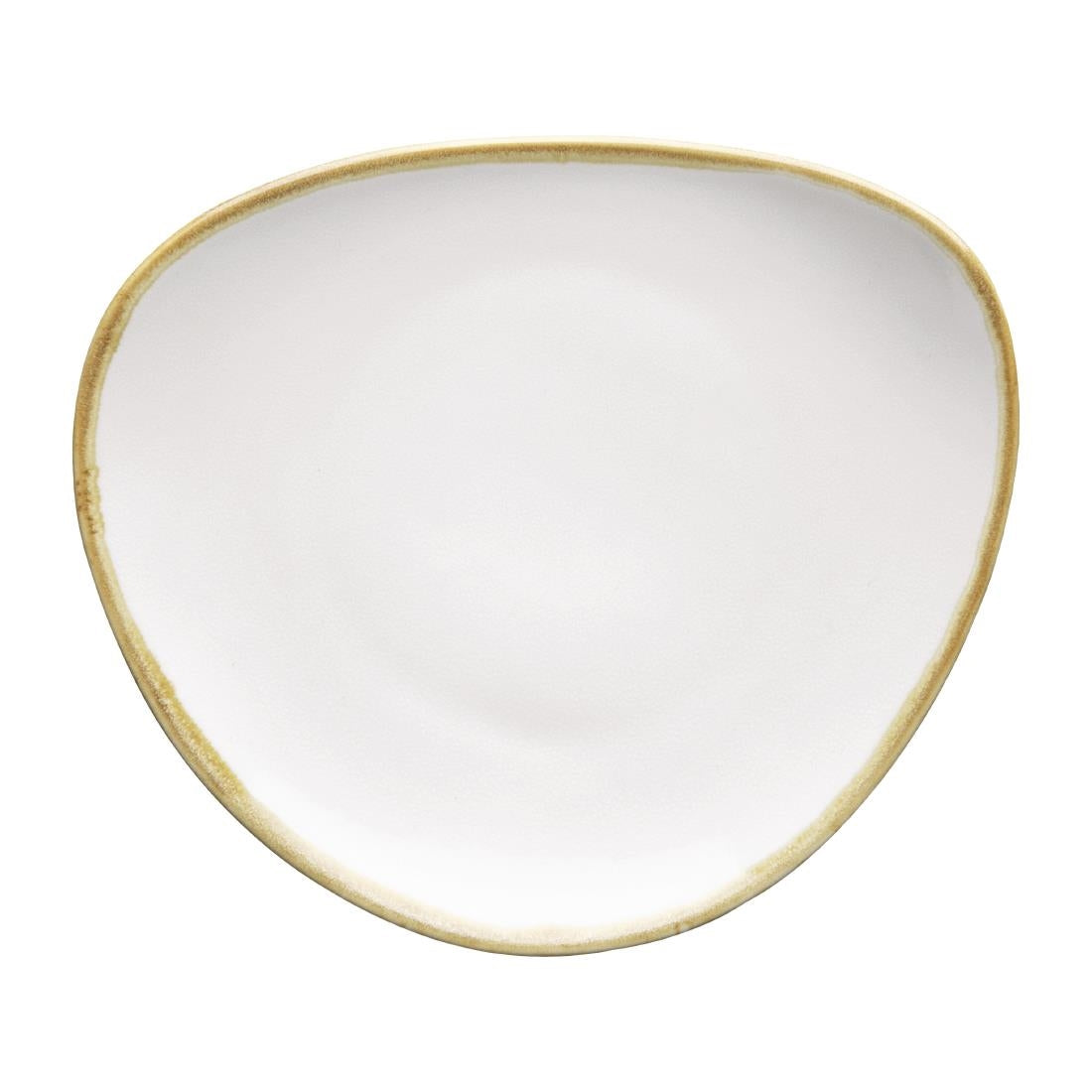 Olympia Kiln Triangular Plate Chalk 165mm (Pack of 6) - FB983 Plates Olympia