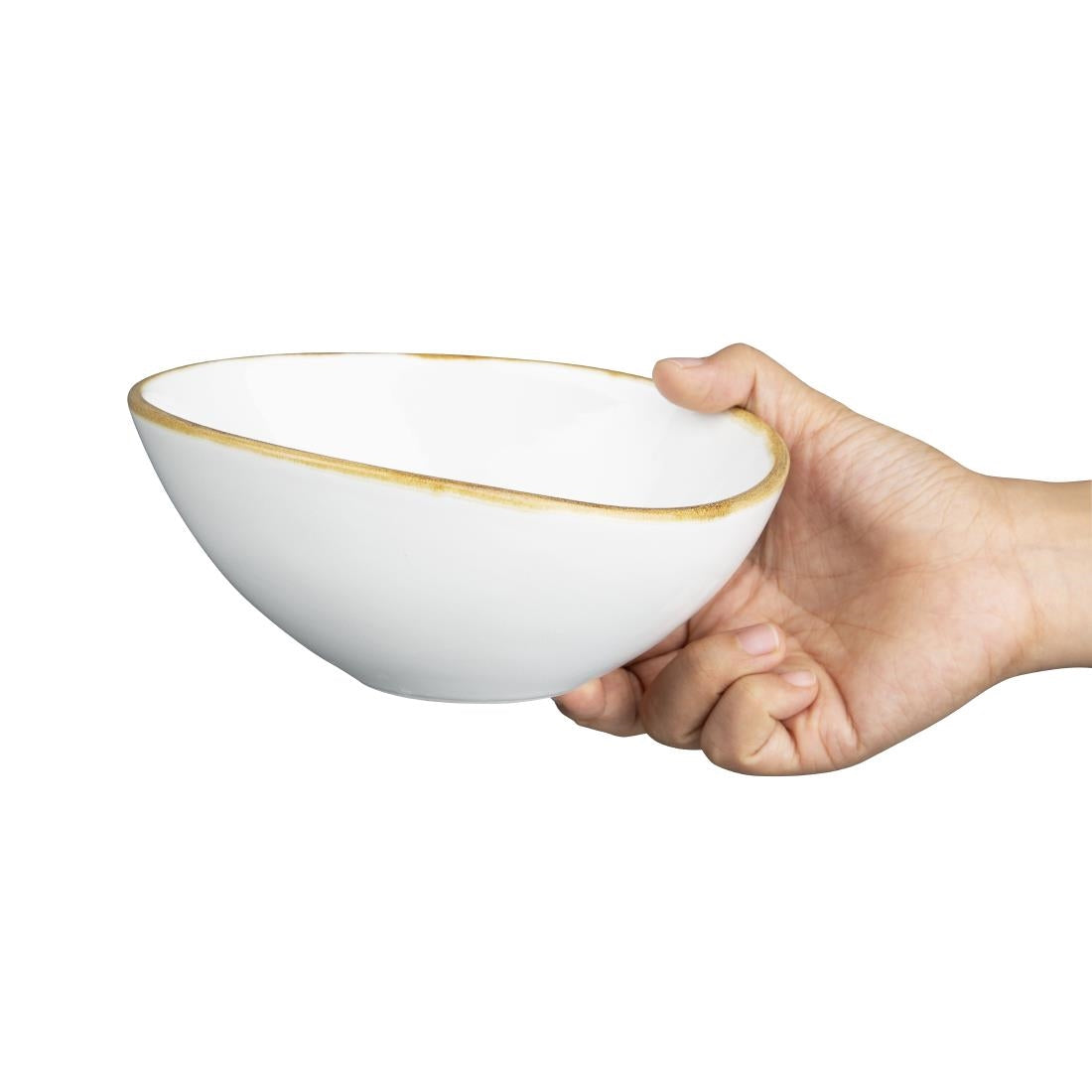 Olympia Kiln Bowl Chalk 165mm 425ml (Pack of 6) - FB996 Olympia