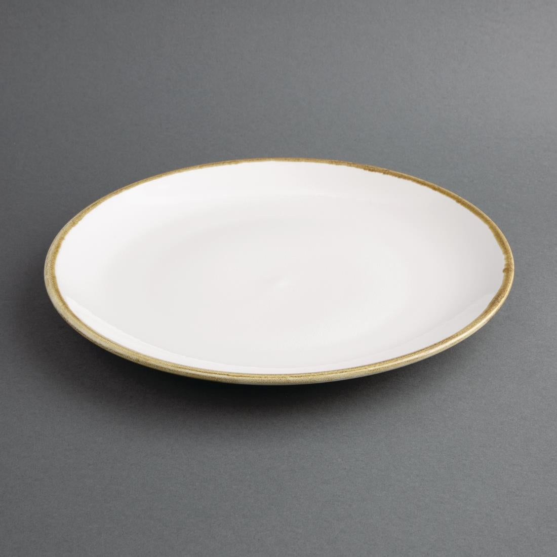 Olympia Kiln Chalk Round Coupe Plate 280mm (Pack of 4) - FB997 Plates Olympia