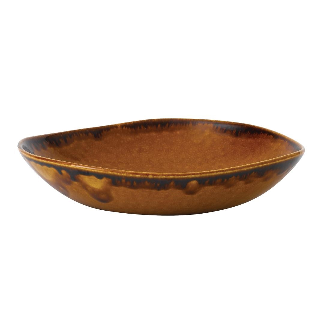 Dudson Harvest Trace Organic Bowls Brown 253mm (Pack of 12) - FC024 Bowls Churchill