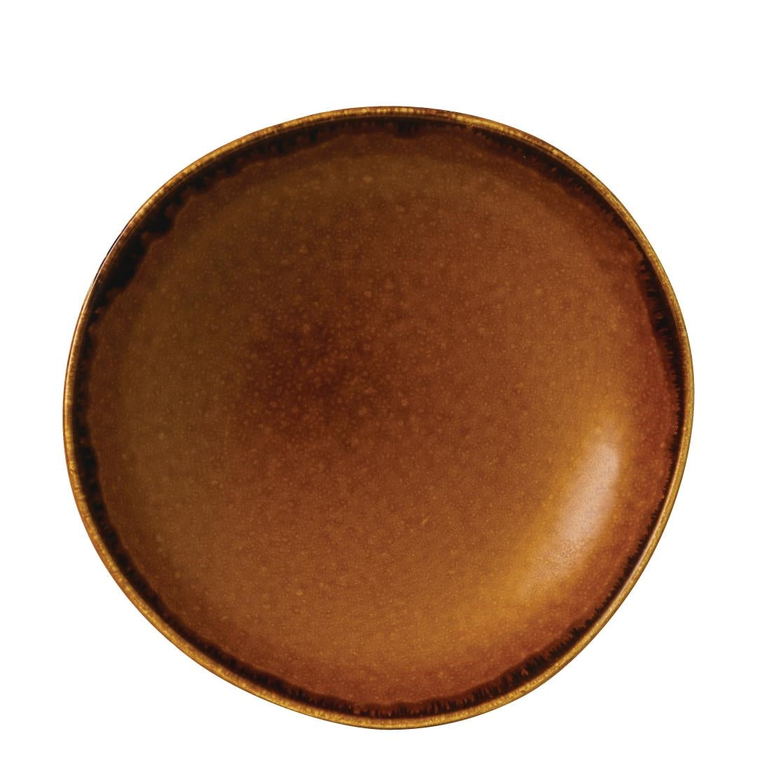 Dudson Harvest Trace Organic Bowls Brown 253mm (Pack of 12) - FC024 Bowls Churchill