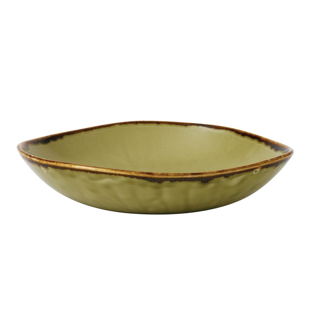 Dudson Harvest Trace Organic Bowls Green 253mm (Pack of 12) - FC050 Bowls Churchill