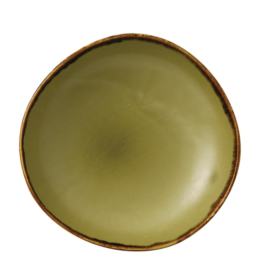 Dudson Harvest Trace Organic Bowls Green 253mm (Pack of 12) - FC050 Bowls Churchill
