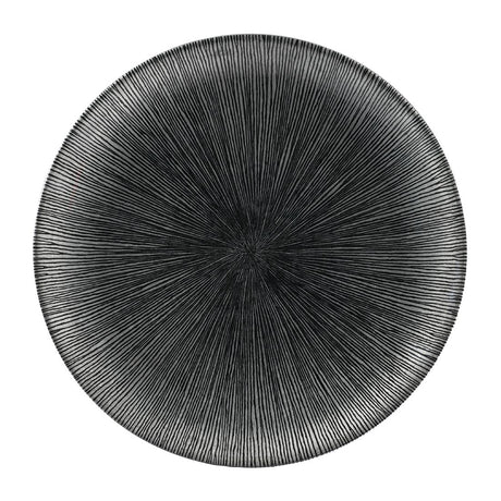 Churchill Studio Prints Agano Coupe Plates Black 288mm (Pack of 12) - FC100 Plates Churchill