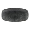 Churchill Studio Prints Agano Oblong Chefs Plates Black 298 x 153mm (Pack of 12) - FC107 Plates Churchill
