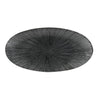 Churchill Studio Prints Agano Oval Chefs Plates Black 299 x 150mm (Pack of 12) - FC109 Plates Churchill