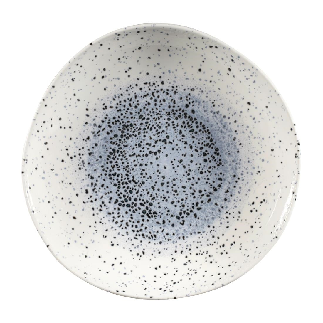 Churchill Studio Prints Mineral Blue Centre Organic Round Bowls 253mm 1.1Ltr (Pack of 12) - FC129 Bowls Churchill