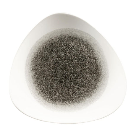 Churchill Studio Prints Raku Triangle Plates Quartz Black 265mm (Pack of 12) - FC131 Plates Churchill