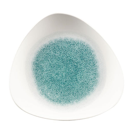 Churchill Studio Prints Raku Triangle Plates Jade Green 265mm (Pack of 12) - FC136 Plates Churchill
