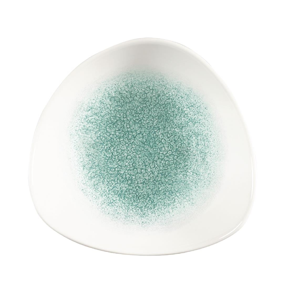 Churchill Studio Prints Raku Triangle Bowls Jade Green 185mm 370ml (Pack of 12) - FC139 Bowls Churchill